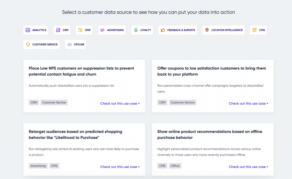 Insider One Actionable CDP explorer tool