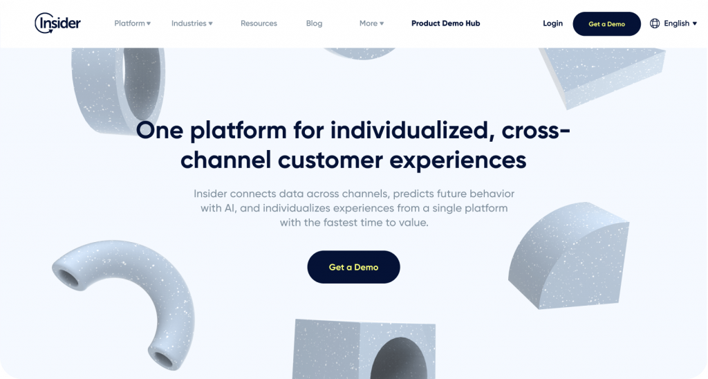 Insider One homepage