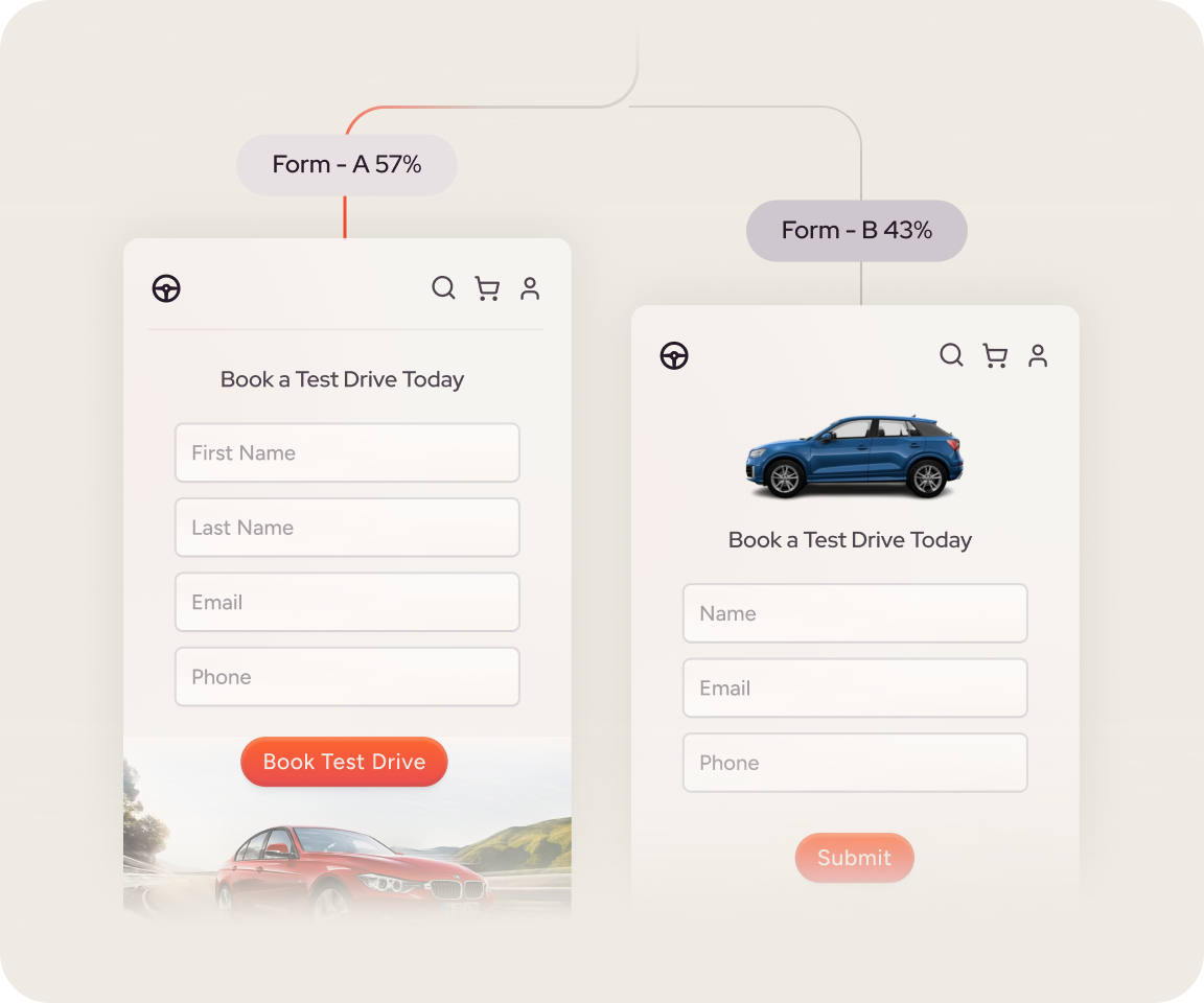Stop form abandonment with A/B testing