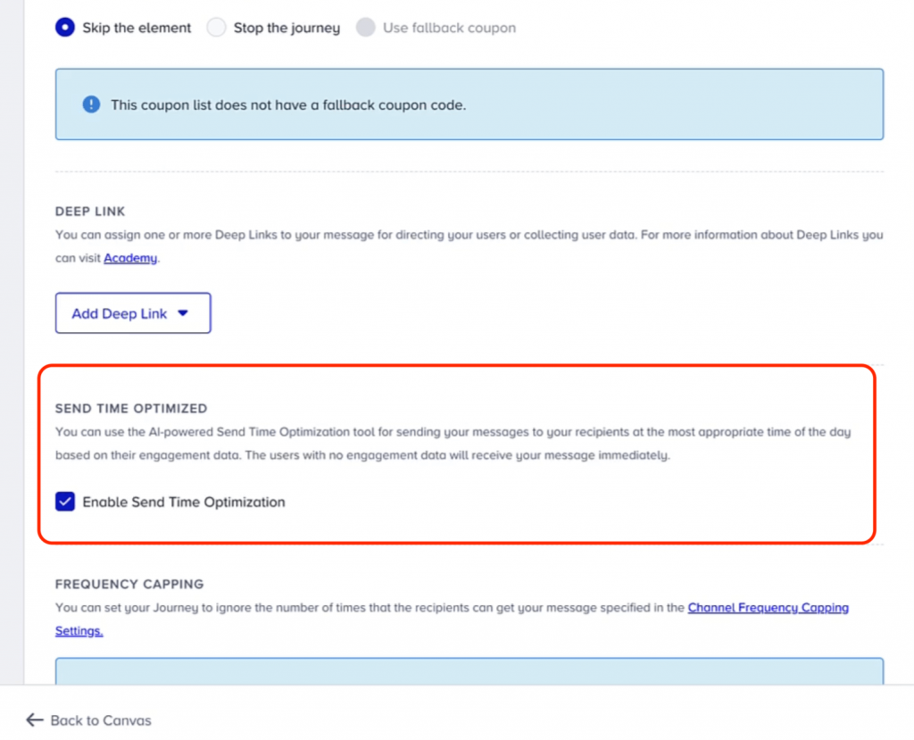 Insider One send time optimization