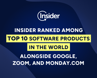 Insider One se sitúa en el top del 1% de todas las empresas de software a nivel mundial en los Premios de Software 2024 de G2, y está entre los 10 Mejores Productos de Software con más #1, junto a Google, Zoom y Monday.com