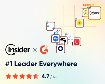 Insider One fue elegido líder n.º 1 con la puntuación más alta de satisfacción del usuario (98/100) en los informes Spring’23 de G2 en siete categorías, que incluyen personalización, marketing móvil y plataformas de datos de clientes