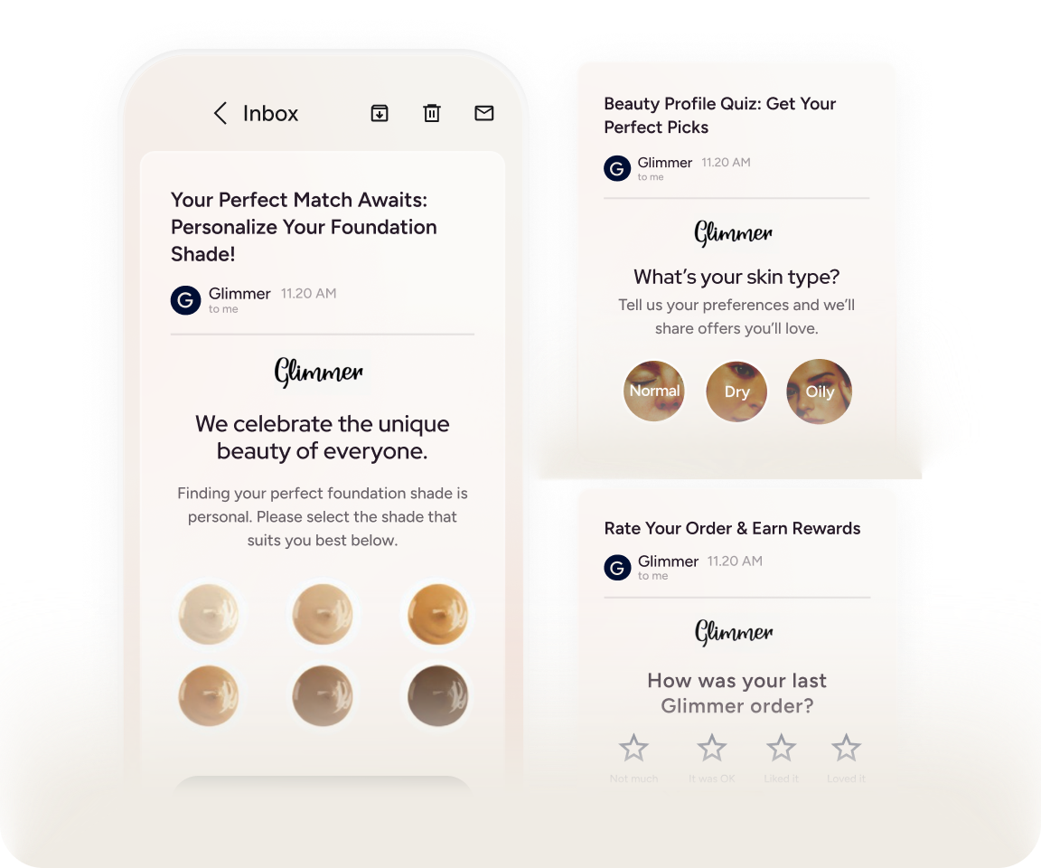 Capture dados zero e first-party com experiências interativas