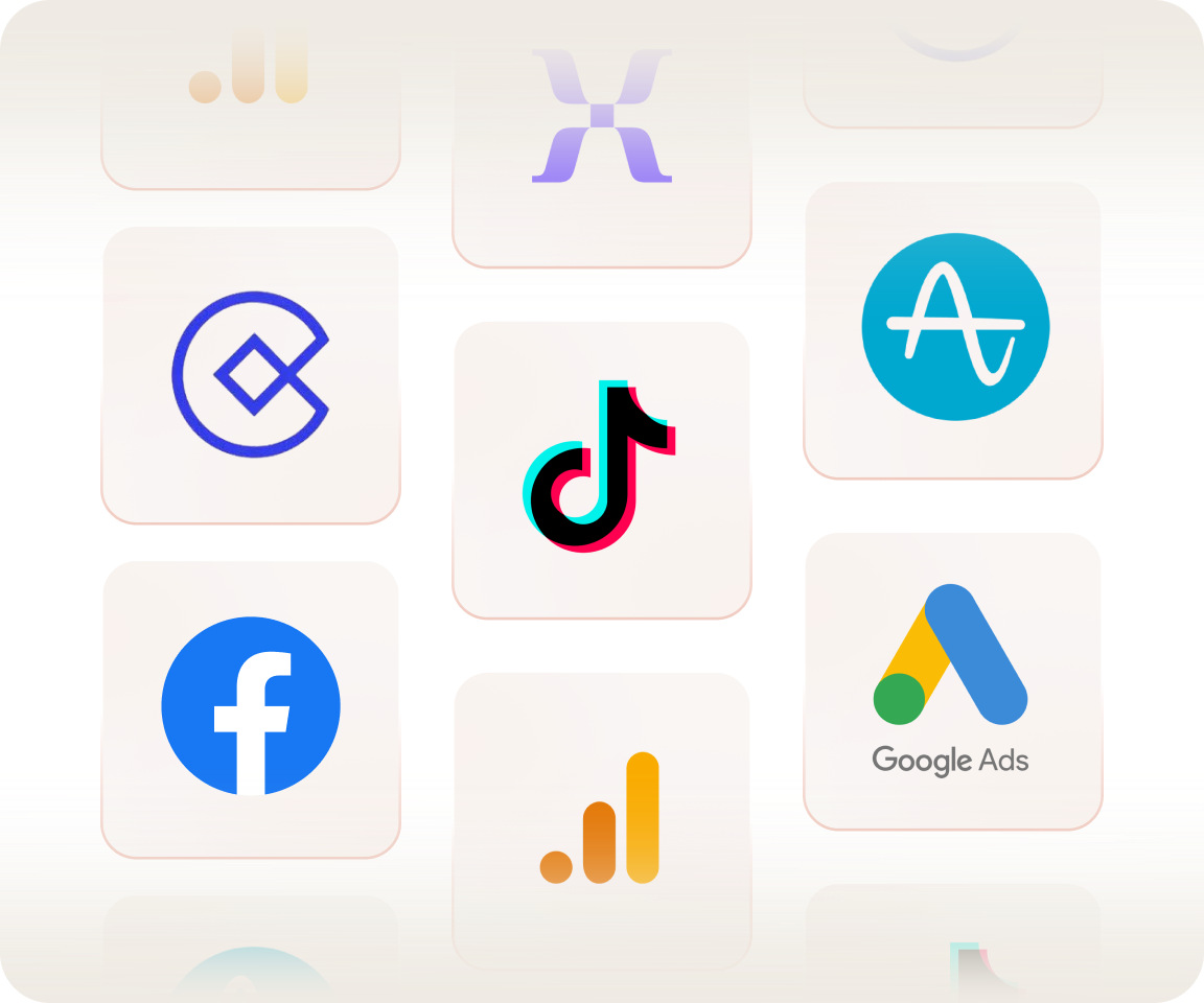 100+ 預建整合，快速擴展你的 Martech 堆疊