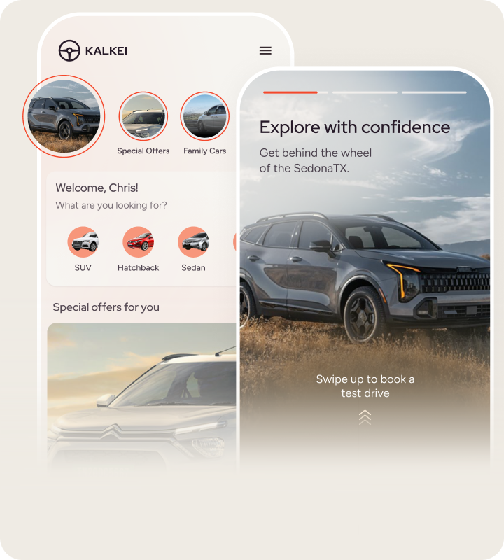 Personalize discovery<br/>  with InStory