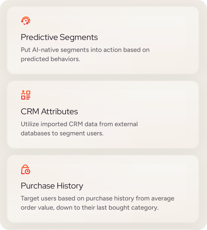 利用即時行為和動作，達成精準鎖定