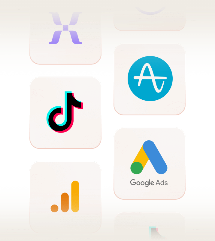 100+ 預建整合，快速擴展你的 Martech 堆疊
