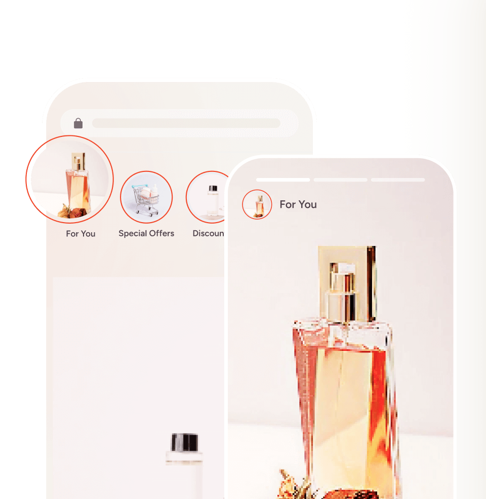 <p>Enable immersive story-based discovery</p>