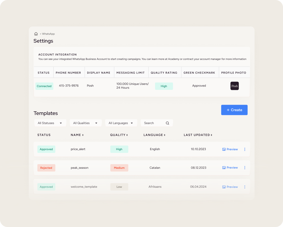 Build and grow a loyal subscriber base with WhatsApp for marketing